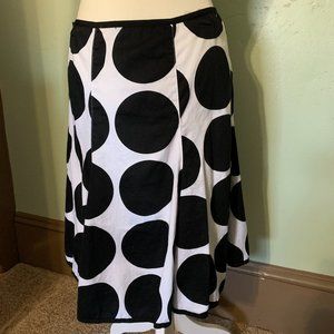 Willi Smith Black Dot/White Skirt